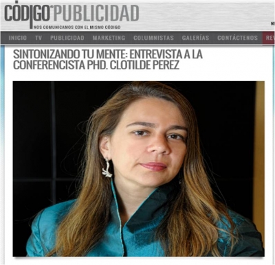 Entrevista de Clotilde Perez para o site Código Publicidad