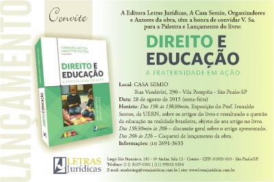 Direito e Educação: a fraternidade em ação